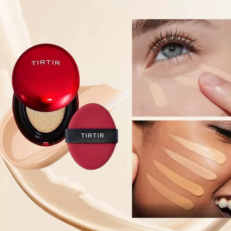 Sunscreen SPF 40+ Air Cushion Foundation Lightweight Buildable Coverage Semi-Matte Finish Korean Cushion Cosmetic Cc Cream - Image 4