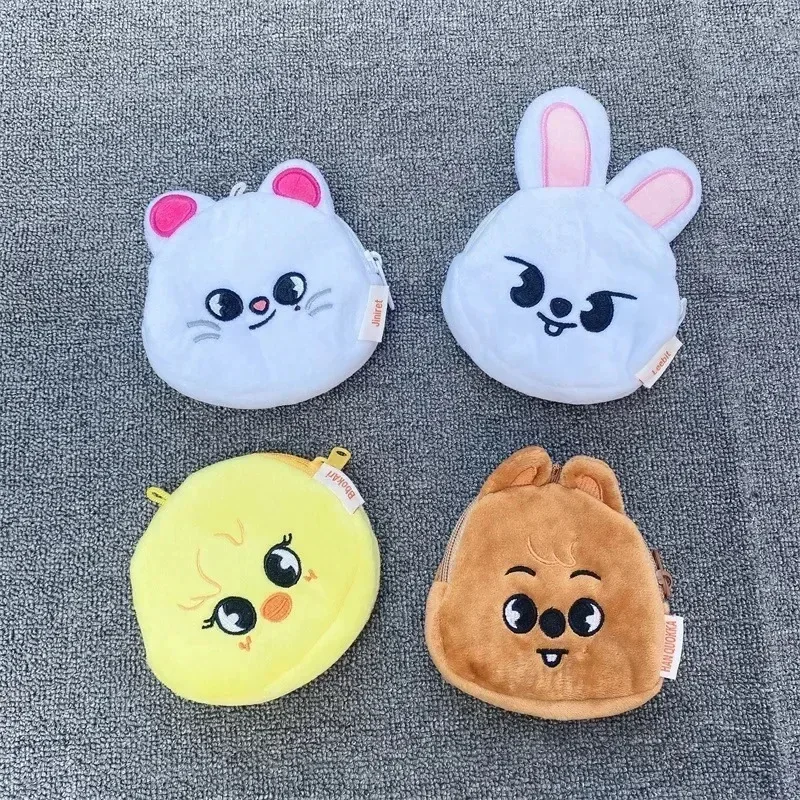 길 잃은 아이들 펠릭스 리 롱 웨이 팡 찬 만화 플러시 지갑 동전 동전 플러시 플러시 펜던트 리 플러시 펜던트를 알고