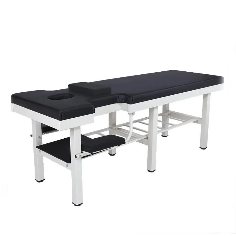 Best Quality Professional Foldable Spa Massage Table Newly Designed Portable Modern Leather Metal High-Density Sponge Built-In