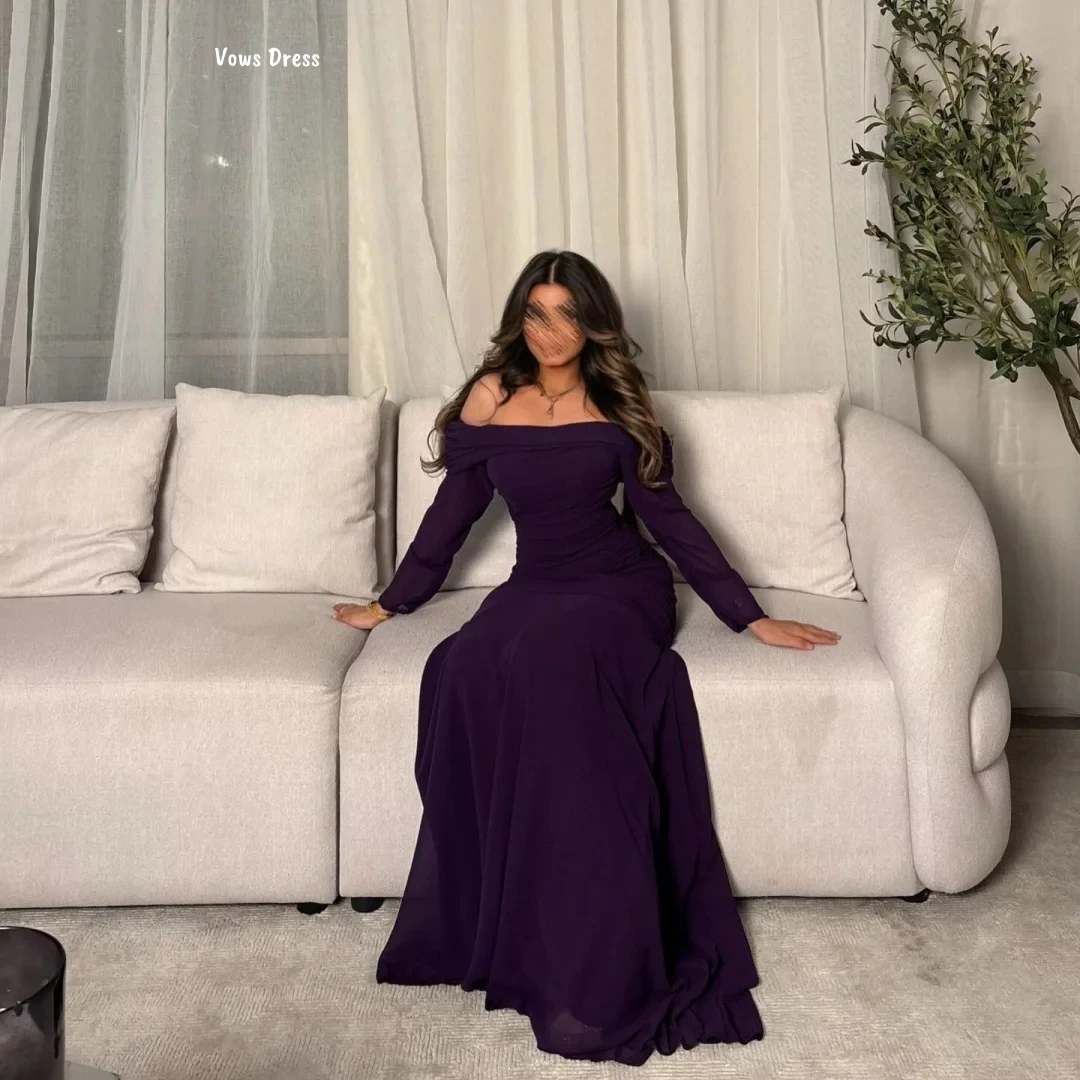 Vows-vestidos de noche hechos a medida para mujer, vestidos elegantes de lujo para graduación, línea A, vela, vestido de graduación para mujer, vestido de baile de gasa