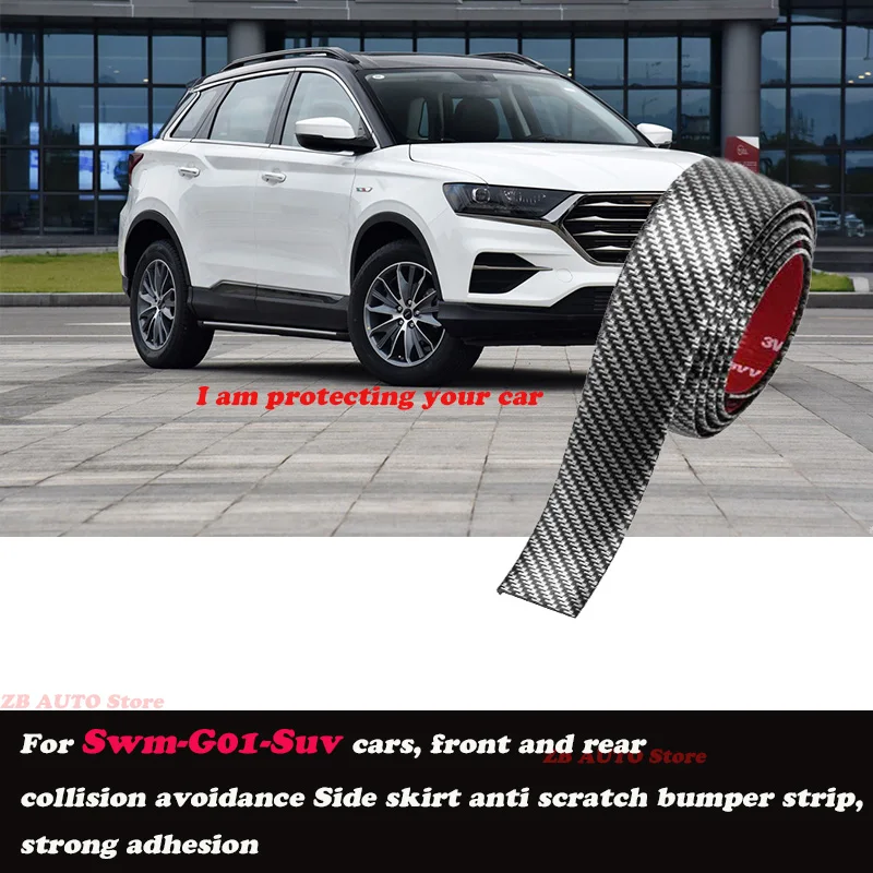 

Strong adhesive bumper strip, front and rear lip side skirts, collision and scratch resistant suitable For Swm G01 Suv