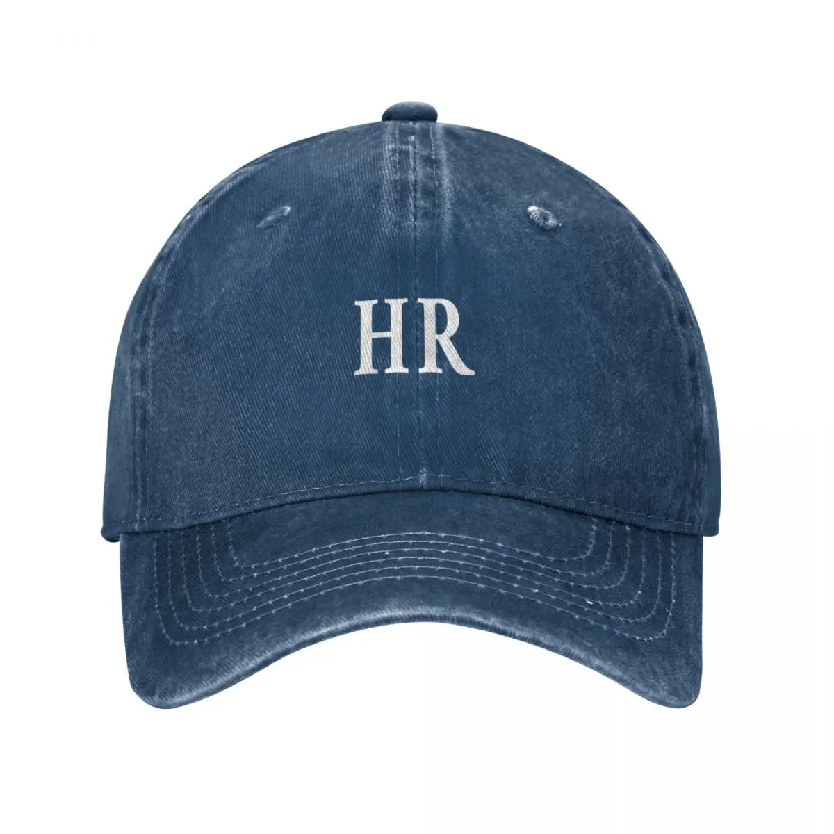 HR Initials Monogram Elegant White Letters Baseball Cap Sun Cap hiking hat Boy Child Women's