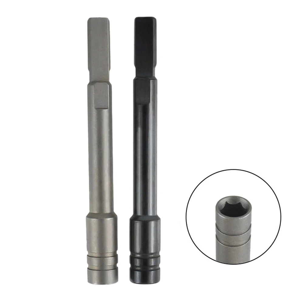 

For 83mm Chrome Vanadium Steel Extension Rod With Round Handle Design Sandblasted Extension Rod Flattened Tip For Tight