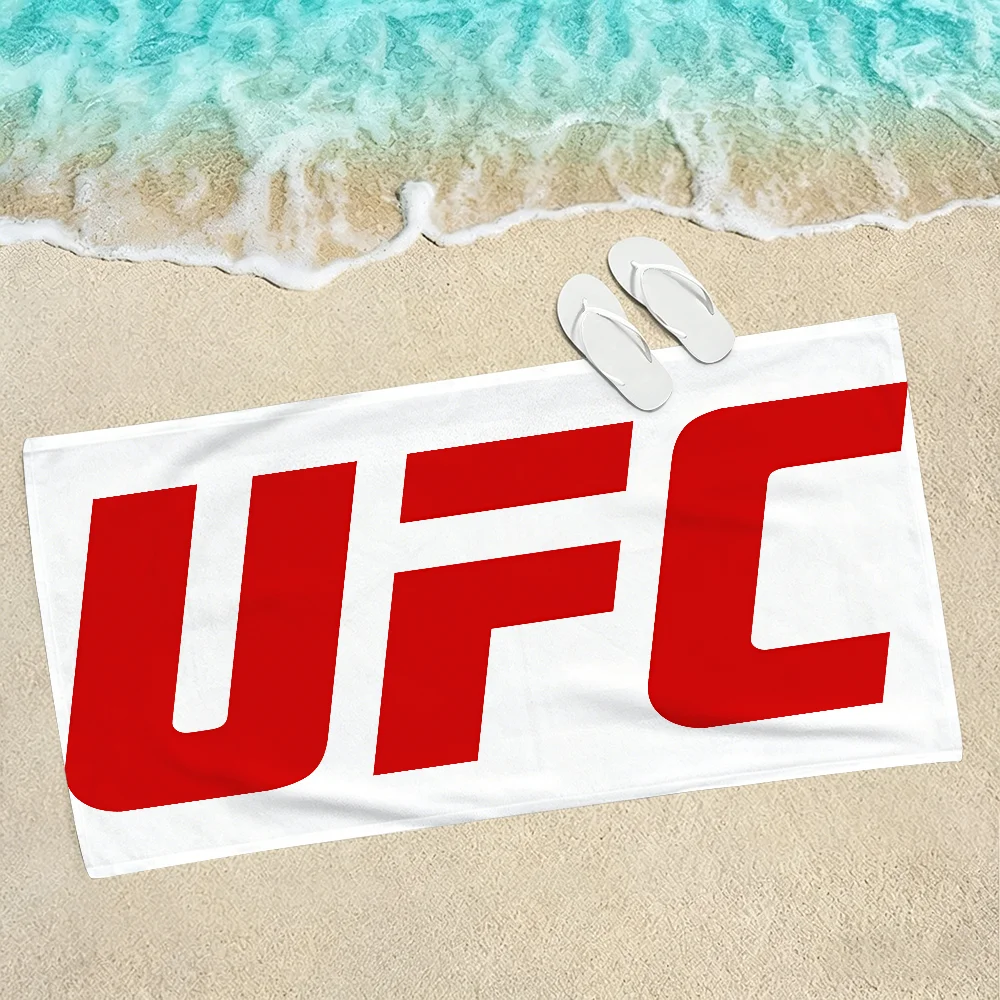 Boxing Match Towel Soft Lightweight Anti-Sand Large Beach Towel Quick-Drying Bath Sports Family