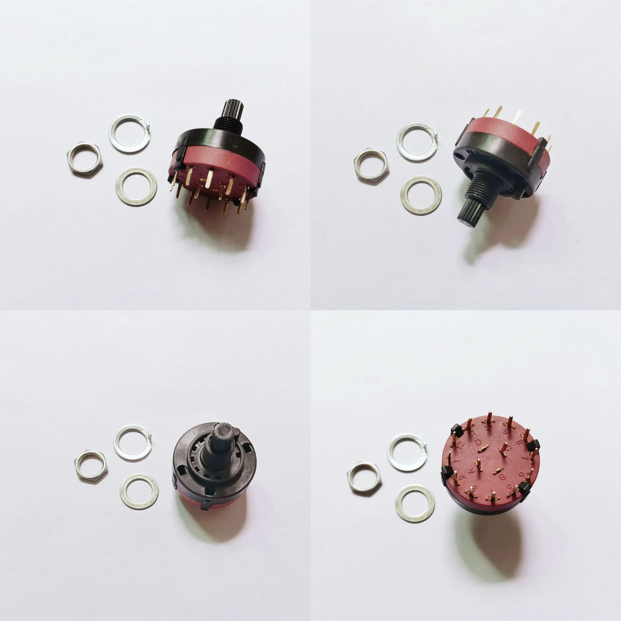 

Original new 100% SR20A2-2-6-15R-N(G) 2-knives 6-gears band switch handle length 15MM*4MM