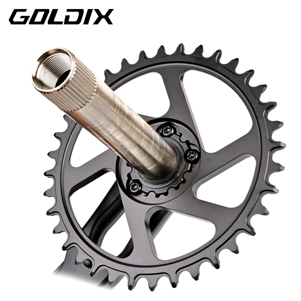 Godx-自転車チェーンリング、幅の狭いチェーンホイール、sram 3ボルトシングルディスク用ボトムセットクラウン、30 t、32 t、34 t、36 t、38t