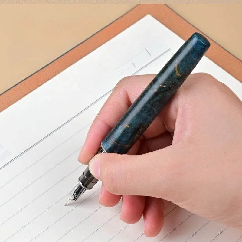 

Деревянные перьевые ручки Wingsung с низкой скидкой, роскошные F 0,5, тренировочные изогнутые острые чернильные ручки для подписи, эргономичная ручка, подарочный набор для офиса и школы