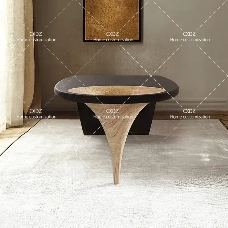Medieval Solid Wood Desk Retro Silent Style Simple Office Table Writing Desk Modern Minimalist Home Study Furniture