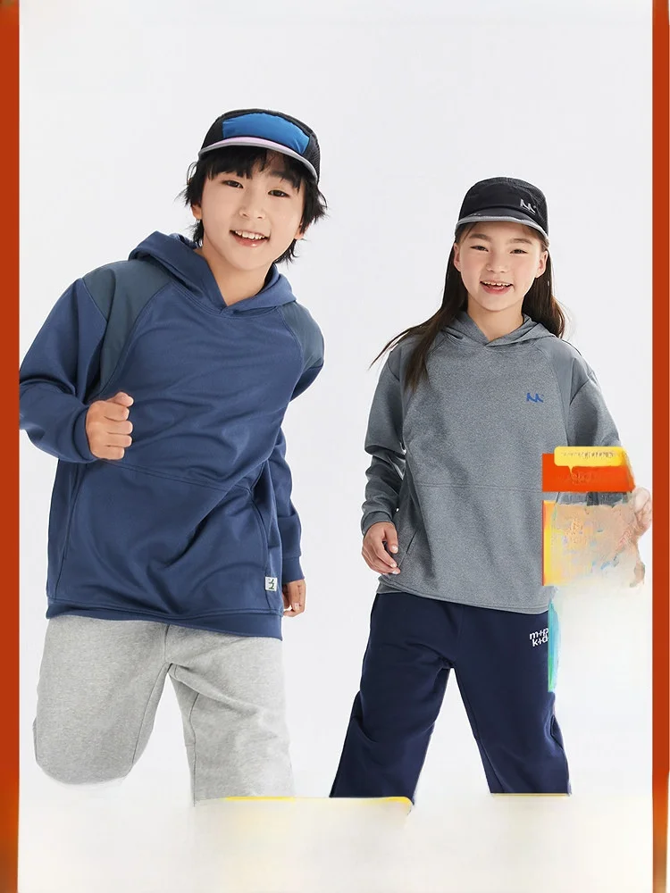 Quick Dry Breathable Children's Hoodie Sweatshirt Moisture Wicking Outdoor Sportswear for Boys And Girls Mipo2025 Autumn Coll...