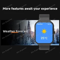 Montre connectée pour hommes, écran AMOLED 2,01'', étanche, modes sportifs multiples, fitness, appels Bluetooth HD, bracelet intelligent pour hommes et femmes Ht30 6