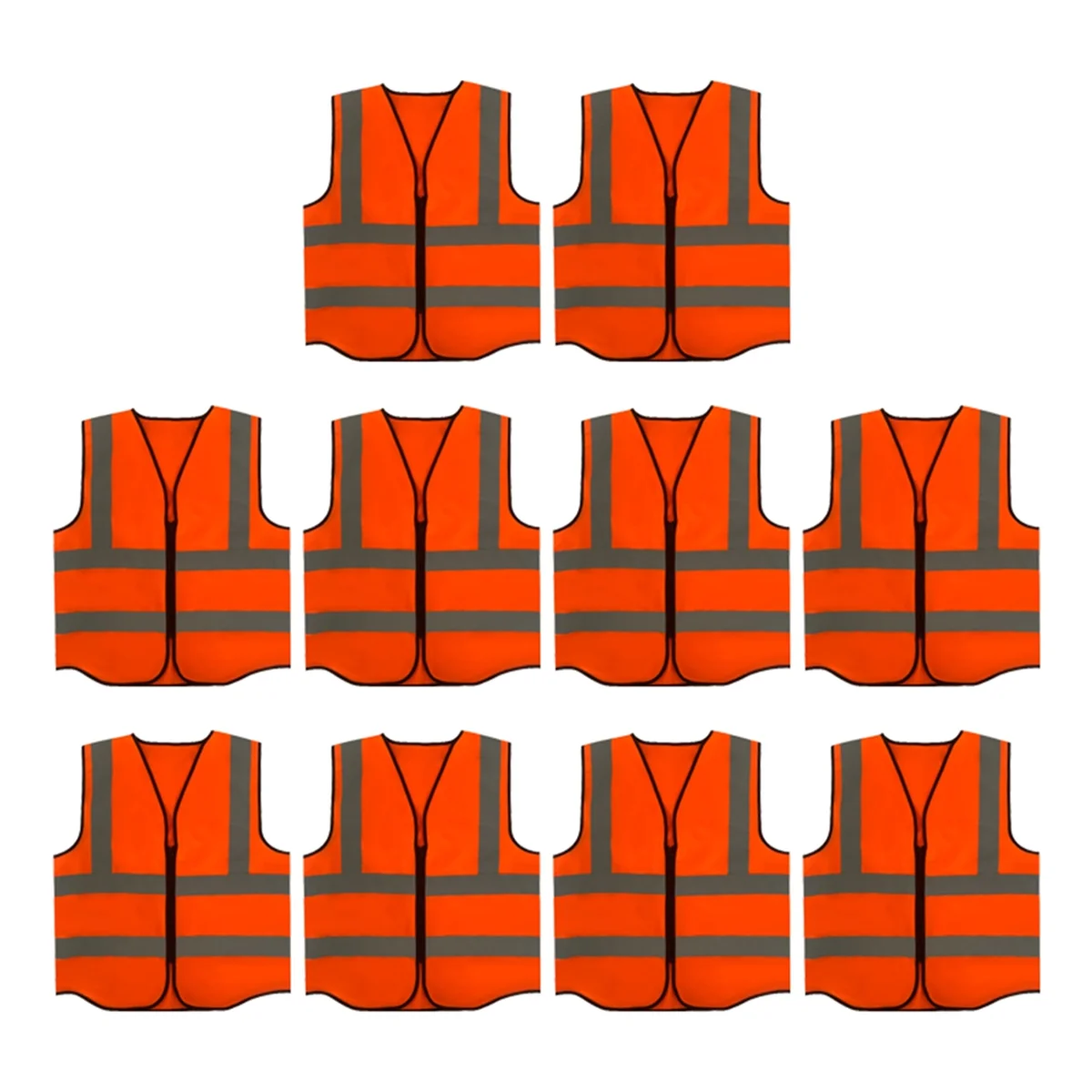 Safety Vest, Bright Neon Building Protective Film, Reflective Vest, Protective Warning Clothing Intersection Guard(B)