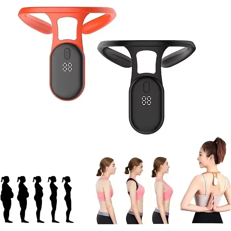 

Posture Brace Trainer Realtime Scientific Back Posture Correct Neck Hump Corrector Smart Sensor Vibration Reminder for Adult Kid