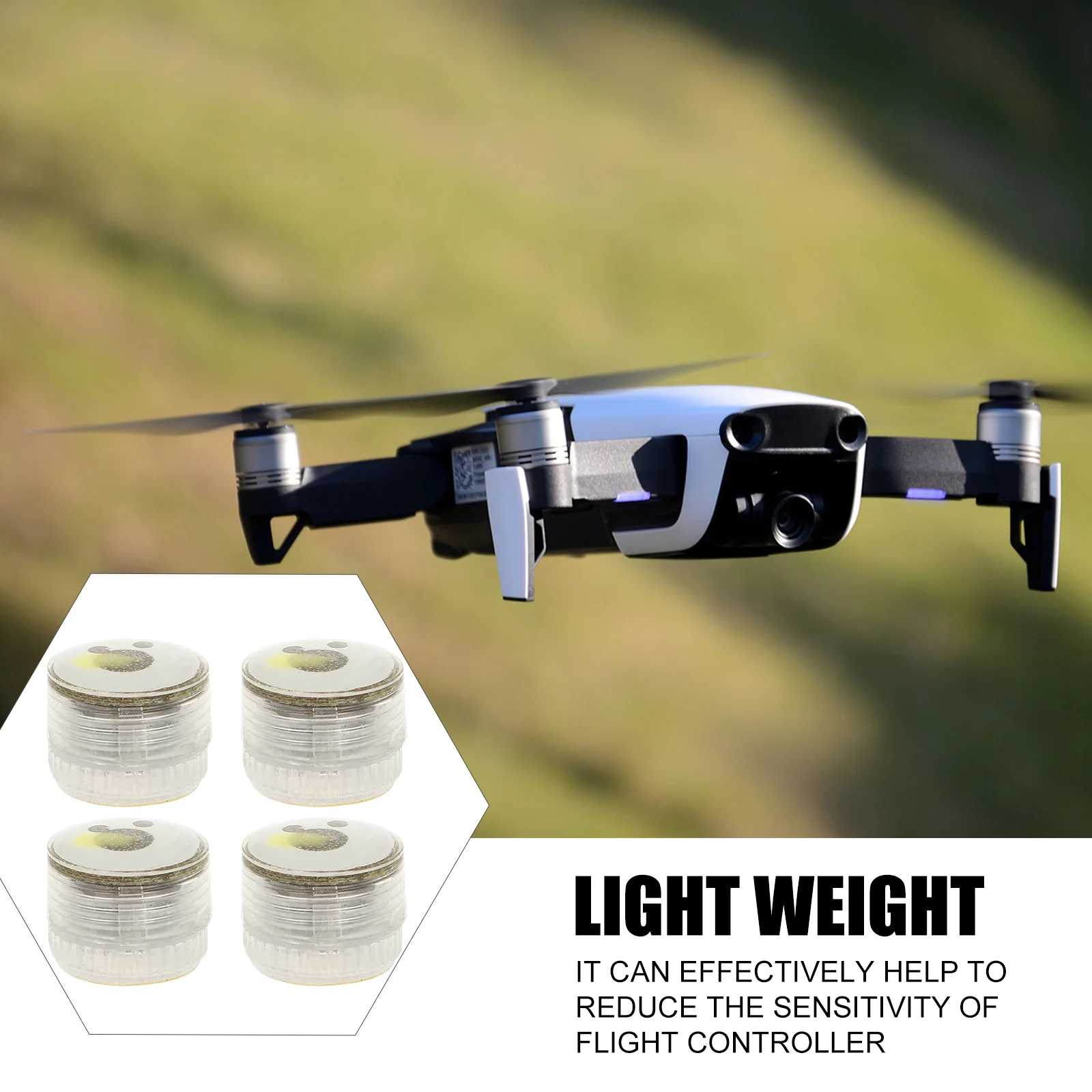 Lumières Stroboscopiques Universelles Anti-Collision pour Drone, Compatibles avec Mini2/SE, 4 Pièces