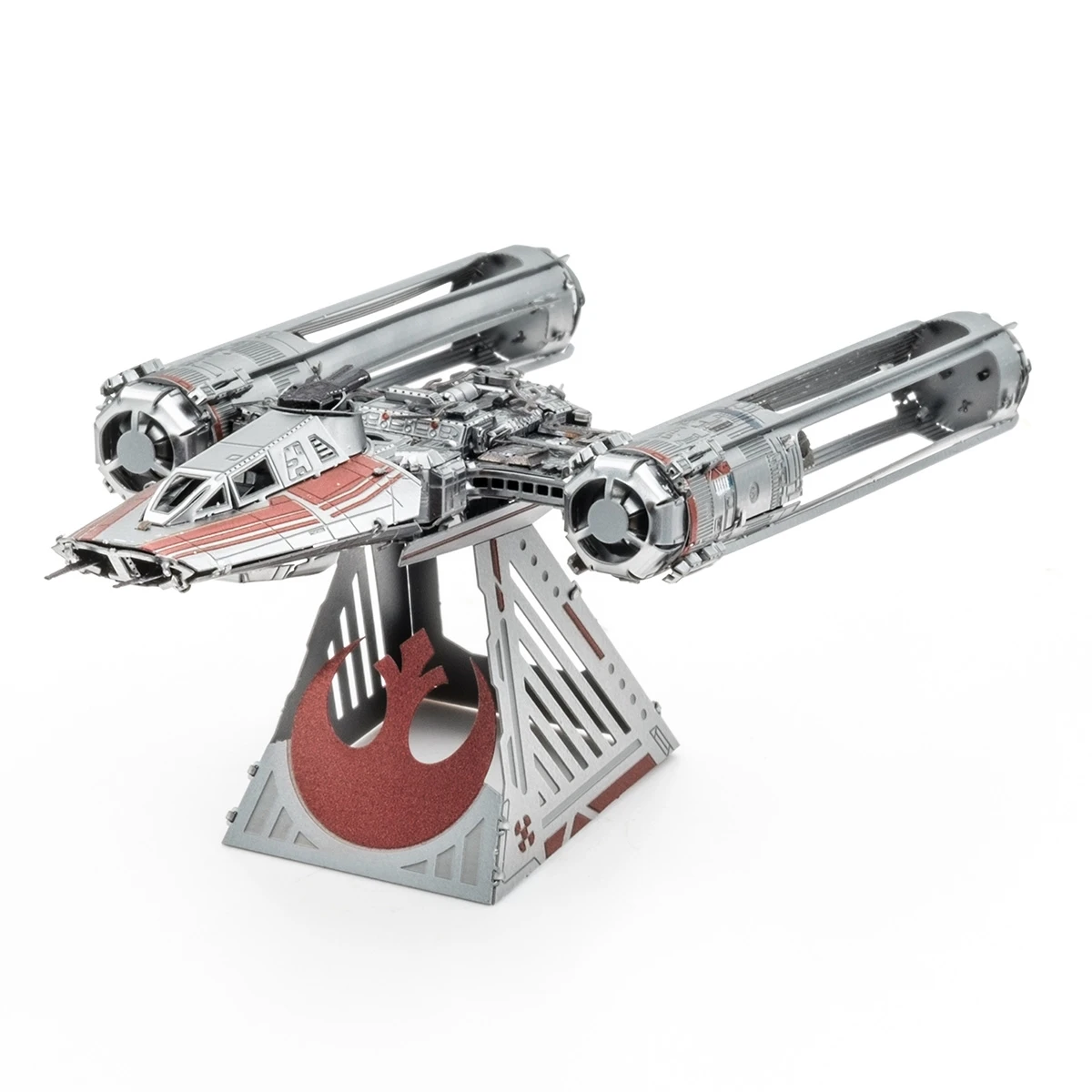 

Y-WING 3D Metal Puzzle Model Kits DIY Laser Cut Puzzles Jigsaw Toy For Children