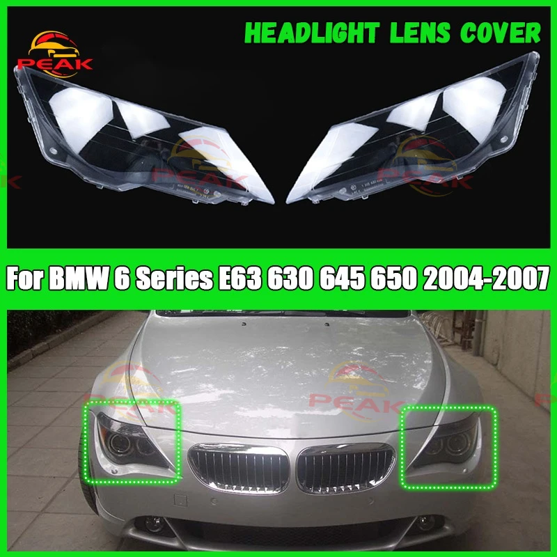 

Для BMW 6 серии E63 630 645 650 2004 2005 2006 2007 крышка фар автомобиля пылезащитный чехол для фар bmw аксессуары автозапчасти