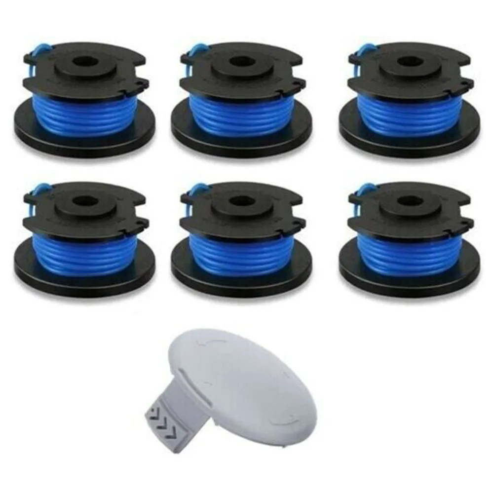 

6pcs Spool With Line For CRAFTSMAN 315 CR2000 315CR2000 3110382AG Cordless Trimmers Models Garden Tools Accessories