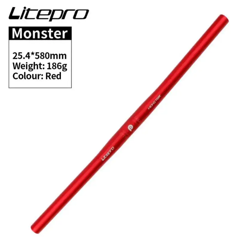 25.4*540/580mm Handlebar Aluminium Alloy MTB Handlebar Cycling Racing Steering Wheel Replacement Flat Bar Parts