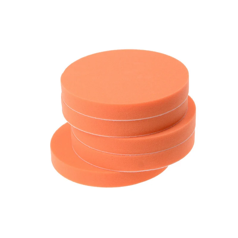 Tool Accessory 1Pcs 7inch 180mm Sponge Polishing Polishing Pad Pad Buffer Waxing Buff Orange Vehicle New Practical