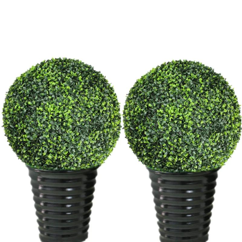 

10 pcs Ball Flower Rack Artificial Plastic Home Decor Plant Props Topiary Balls Wedding Supplies Grass Frame Plants Flower
