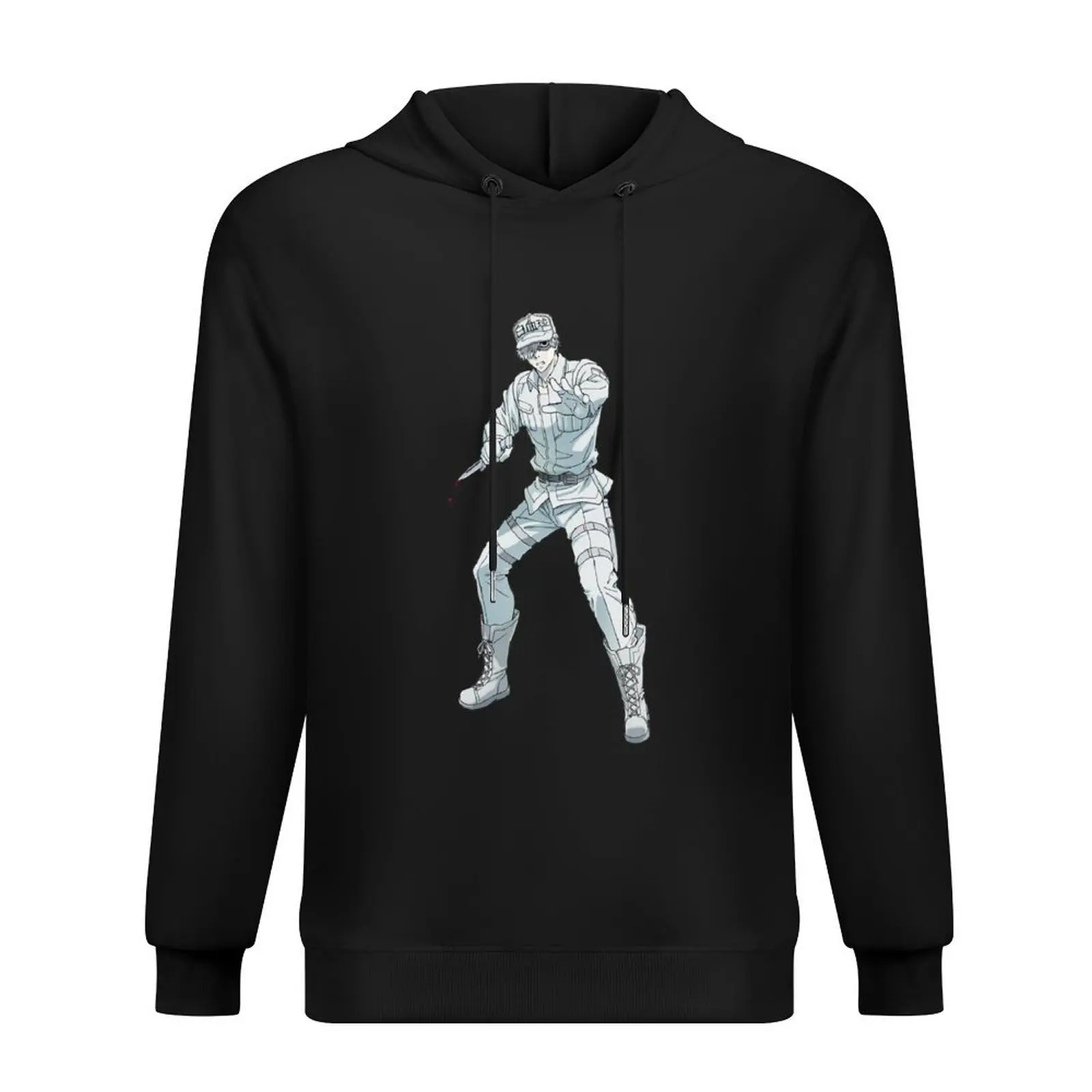 

White Blood Cell Hataraku Saibou (Cells at Work) Hoodie clothes for men male clothes men's sweat-shirt set blouse tracksuit men