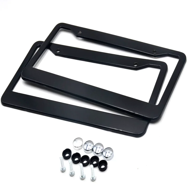 

Комплект из 2 рамок для автомобильных номерных знаков из нержавеющей стали, 12x6 дюймов