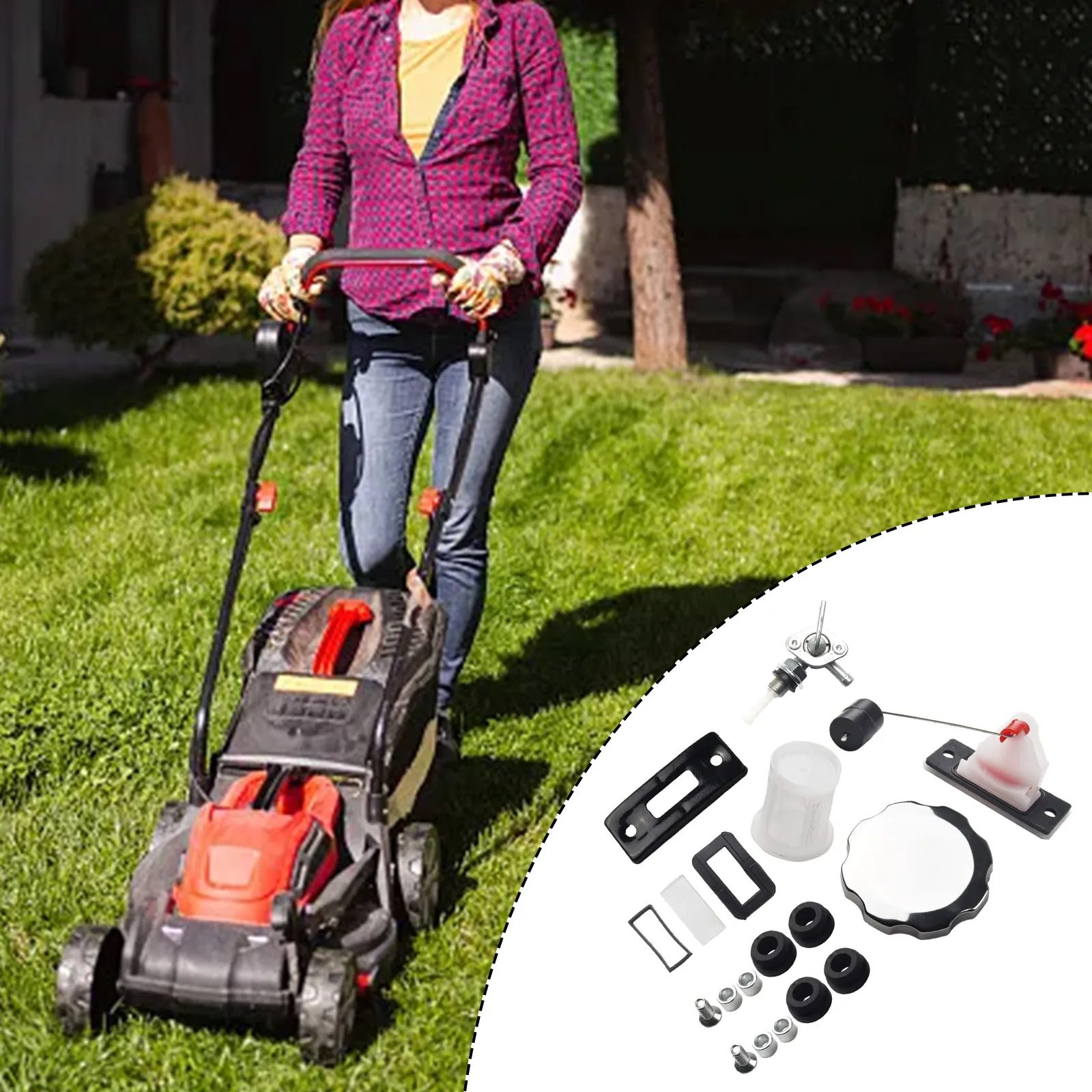 

Крышка топливного бензобака с клапаном фильтра Petcock и манометром для замены пластиковых и металлических материалов общего генератора