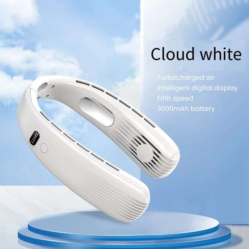 Безлопастные шейные вентиляторы, USB-лист, носимые наушники с меньшим управлением, малошумные шейные вентиляторы для занятий спортом на открытом воздухе