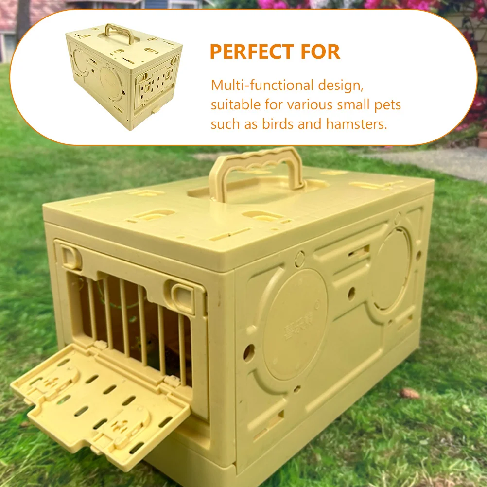 Plastic Folding Pigeon Cage Small Pet Bird Carrier Cage Bird Travel Cage Pigeon Nest Box Training Release Competition