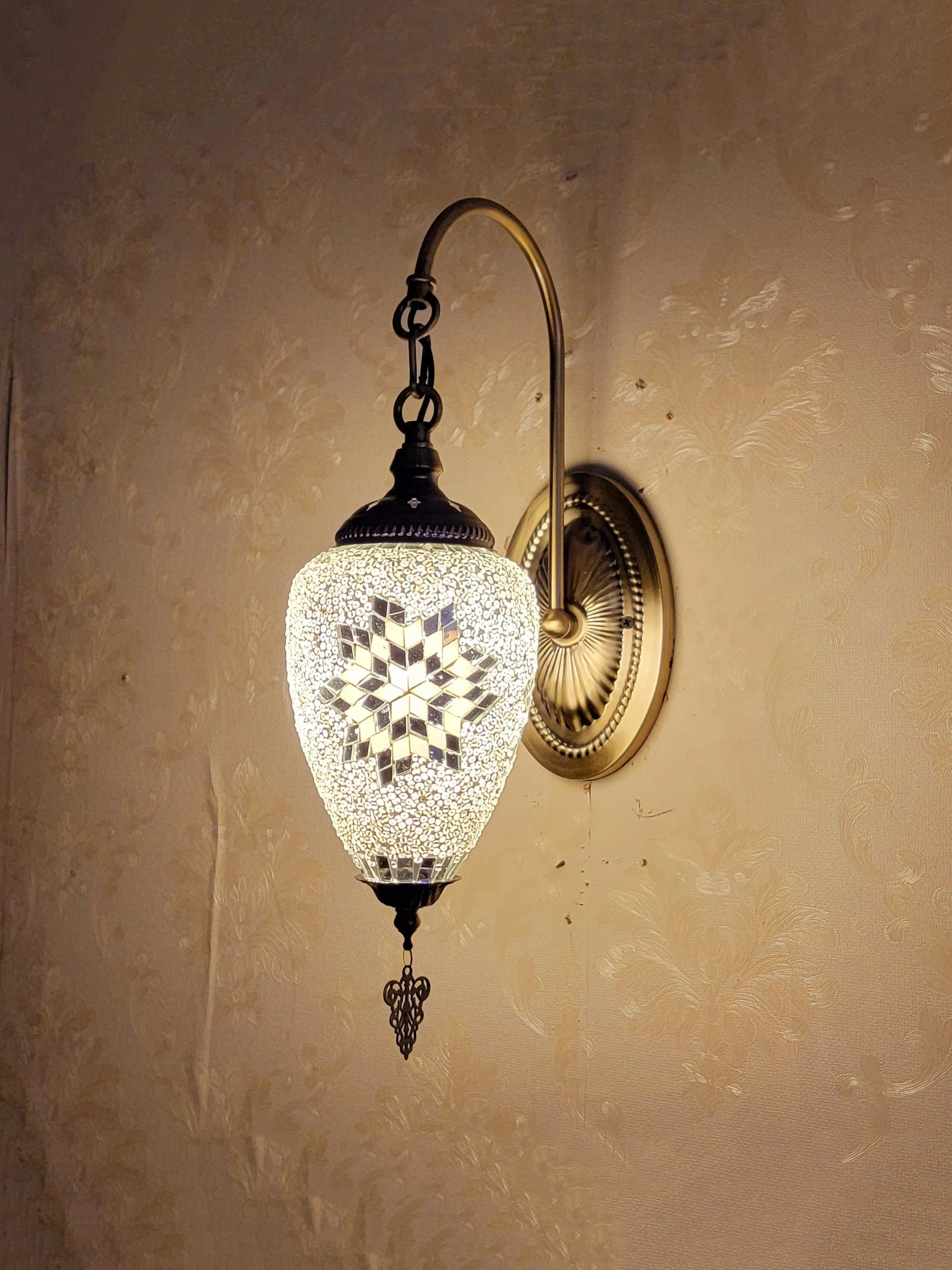 Multi Color Ethnic Exotic Retro Nostalgic Romantic Handmade Marseille TV Wall Turkey Aisle Corridor Coffee decorative Wall Light