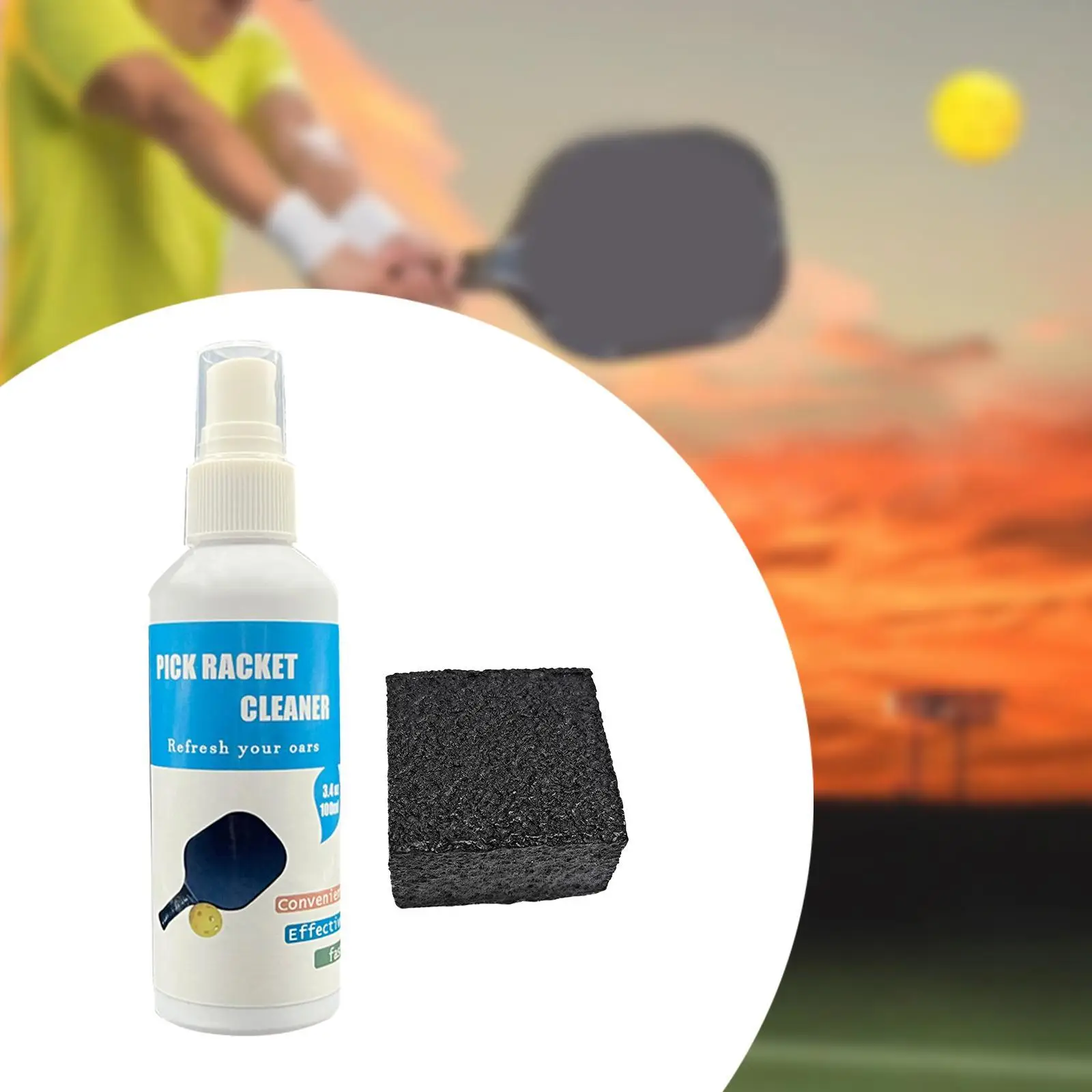 Pickleball Paddle Cleaning Spray Multipurpose Increase Performance Portable