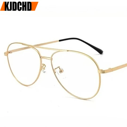 

Light Pure Titanium Frames Retro Polygon Spectacle Pilot Ultra Double Bridge Customized Optical Prescription Eyeglasses Man