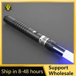 Espada láser Neopixel Jedi, empuñadura de Metal, sable de luz sensible a duelos pesados, suave, cambio infinito, sonido de golpeo LTG