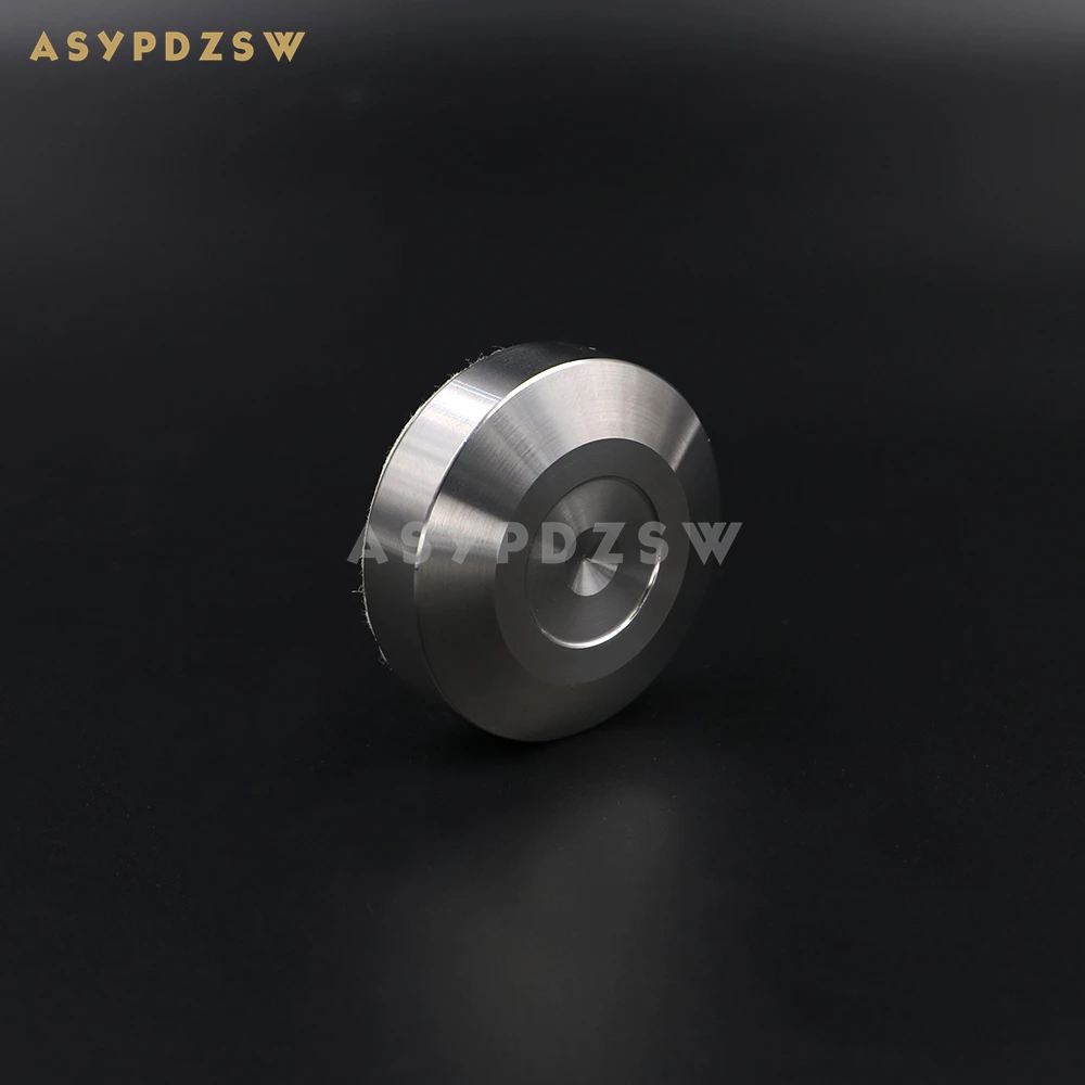 4ชิ้น304สแตนเลสสีเงิน49*15มมลำโพง spikes แผ่นช็อตไฟฟ้าแอมป์เครื่องเล่นแผ่นเสียงเท้า