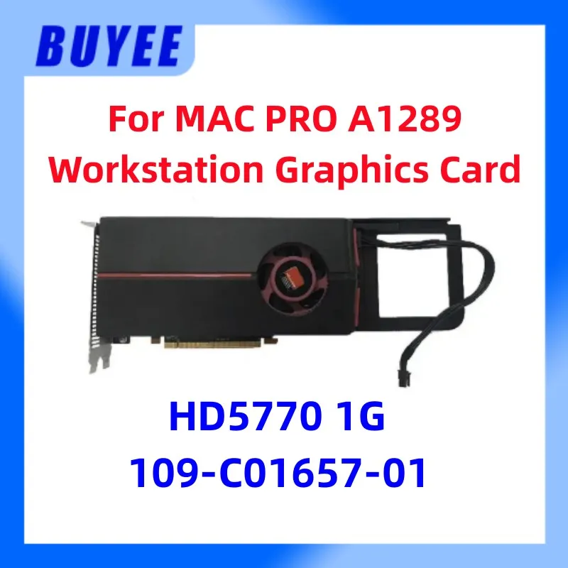 Original 90%NEW HD5770 1GB Graphics Card For MAC PRO A1289 Workstation Video Card 109-C01657-01