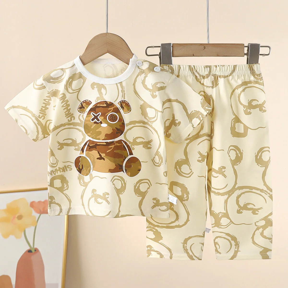

Boys Pajamas Sets Animal Cartoon Children's Dinosaur Pyjamas Sleepwear Kids Pajamas Toddler Girls Suit