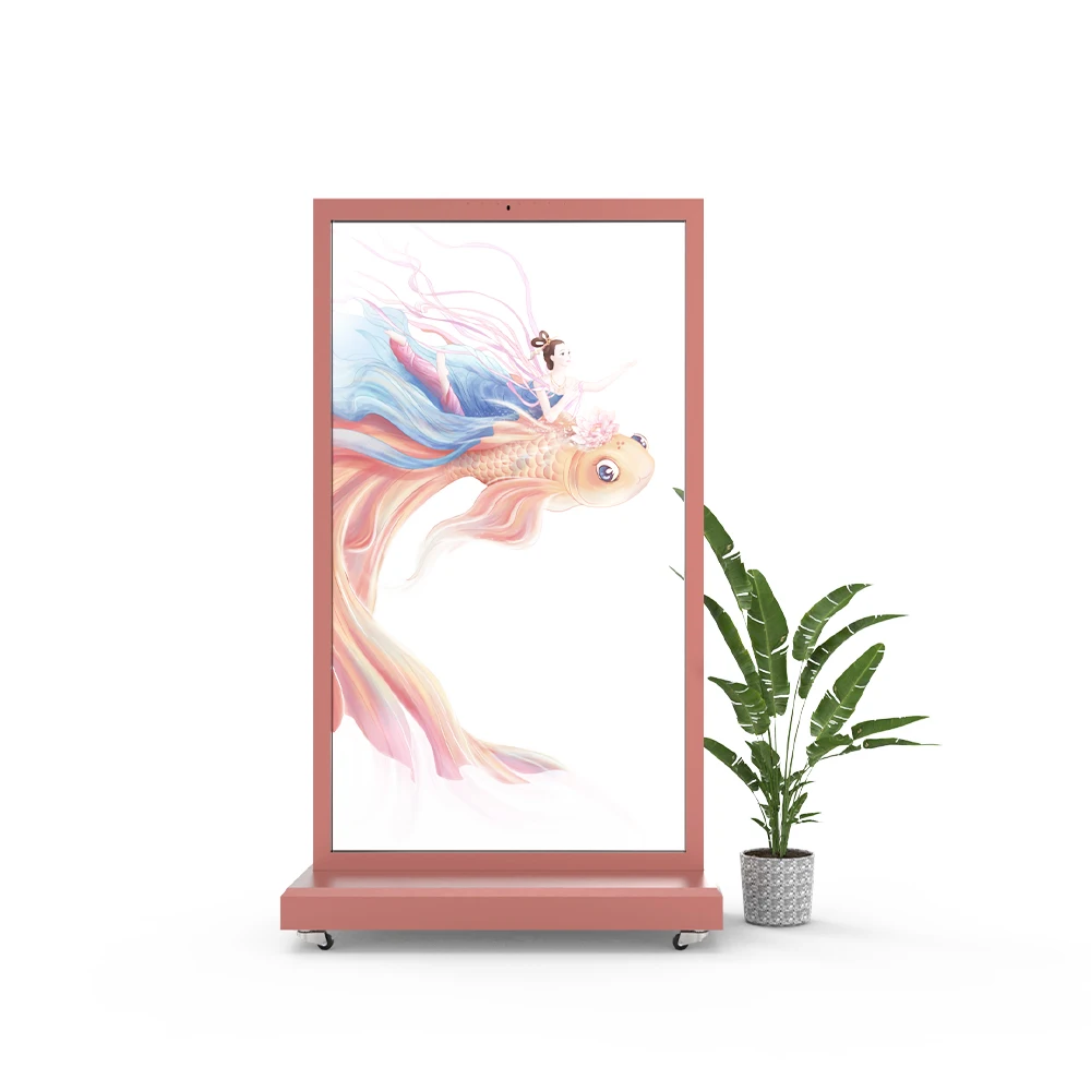 77 inch OLED transparant scherm 2160x3840 120Hz anti-reflectie lift winkelcentra onderwijs welkomstdisplays luchthavens