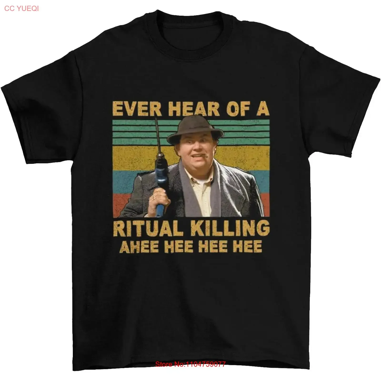 Uncle Buck Ever Hear of A Ritual Killing Ahee Vintage T Shirt Classic Movie Shi vintage Washed Casual Slightly Soft Versatile