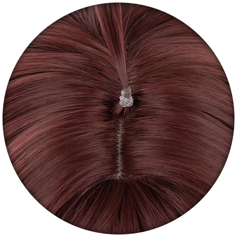 Anime Dandadan Momo Ayase Cosplay Wig Girls Red Brown Short Hair Heat Resistant Synthetic Wigs Halloween Prop