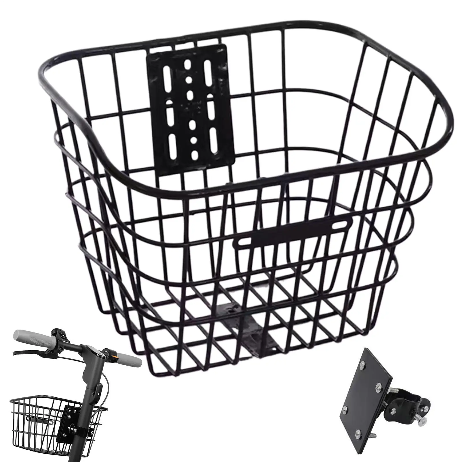 

Basket For Bike Handlebar Cargo Carrier Detachable Tricycle Front Handlebar Storage Carrier For Adult Fruit Grocery Bikes