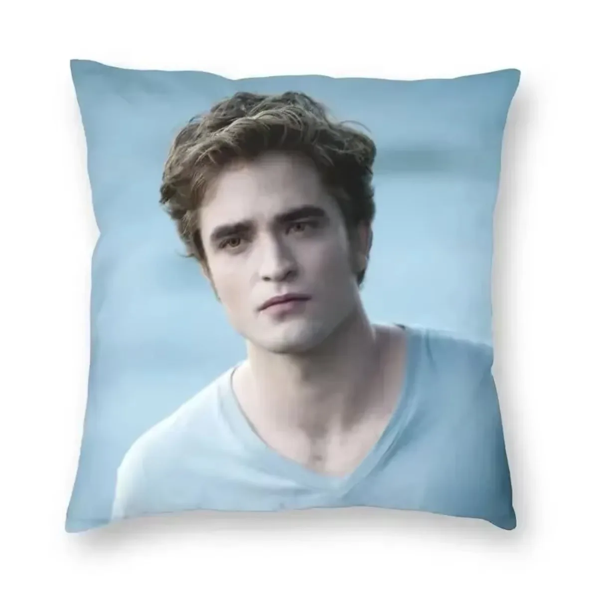 The Twilight Saga Robert Pattinson Cushion Cover Print Edward Cullen Throw Pillow Case for Car Cool Pillowcase Home Decoration