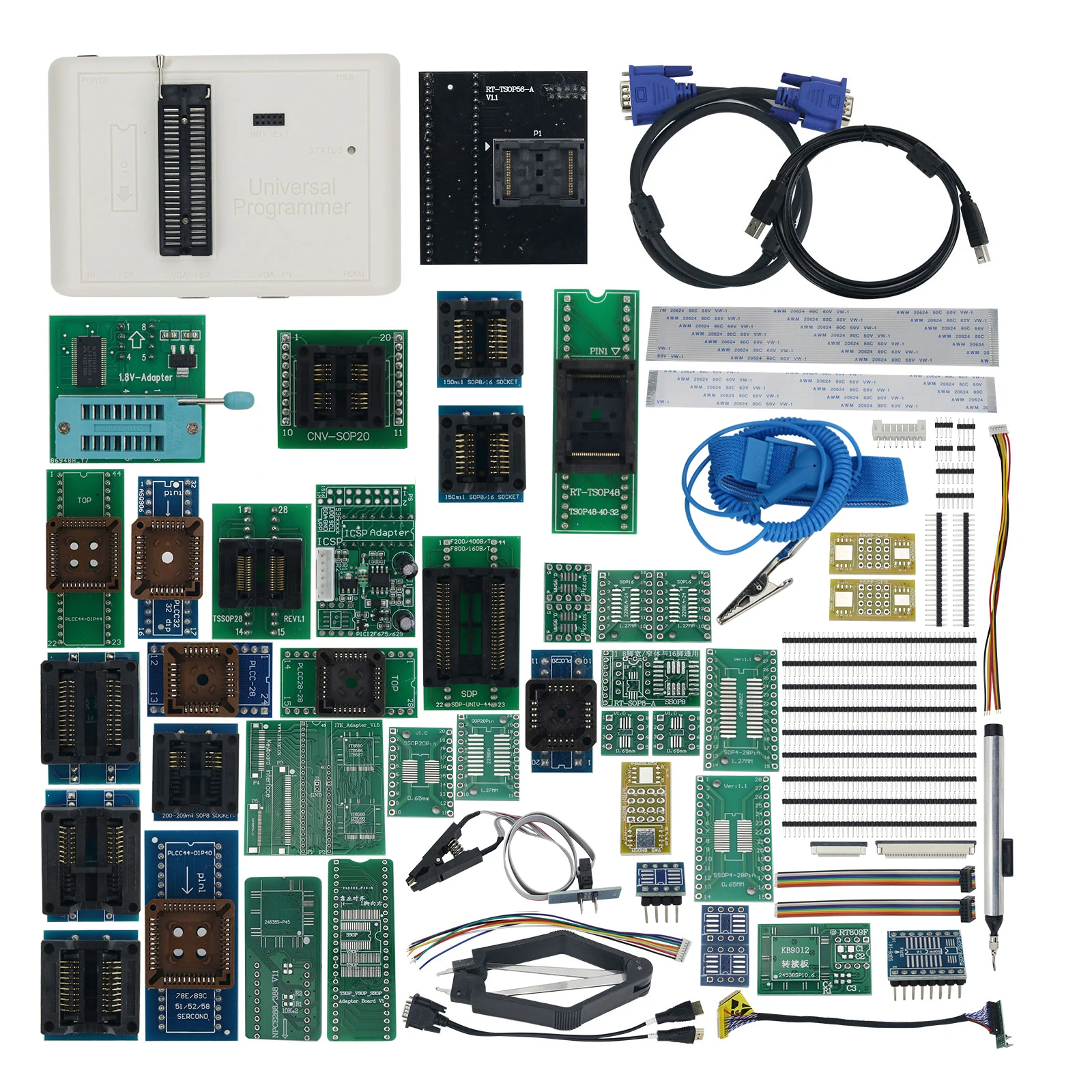 RT809H-53 Project Universal Programmer Integrated Circuit Programmer Practical EMMC-Nand Flash Programmer + 53 Project