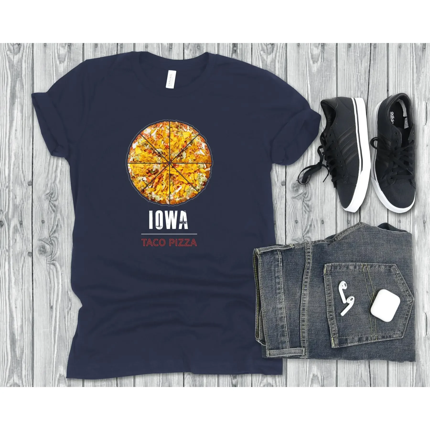 Iowa Taco Pizza T S…