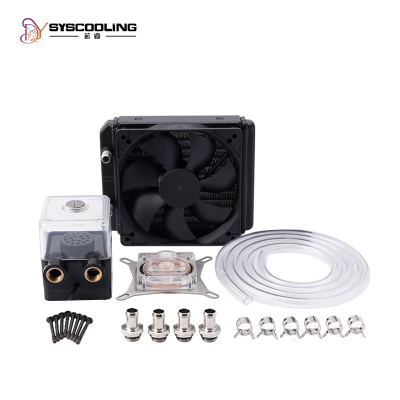 Syscooling PC Water Cooling Kit 240mm radiator DIY liquid cooling soft tube system support  intel CPU
