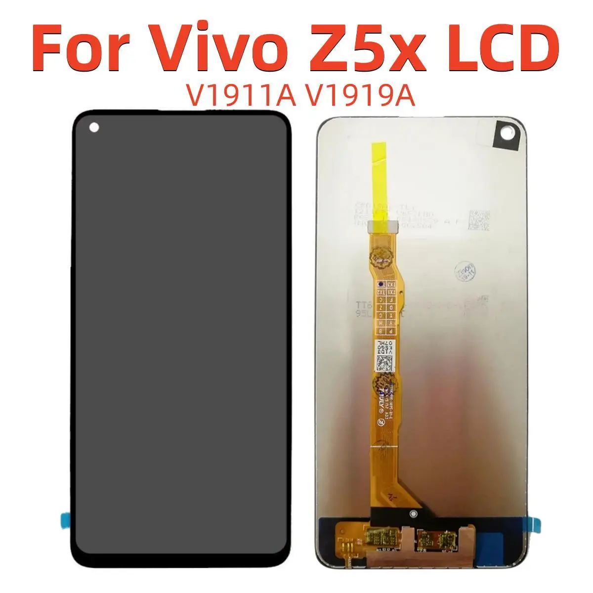 

6.53" LCDs For Vivo Z5x V1911A V1919A LCD Display Touch panel Screen sensor Digitizer module with frame Assembly For Vivo Z5x