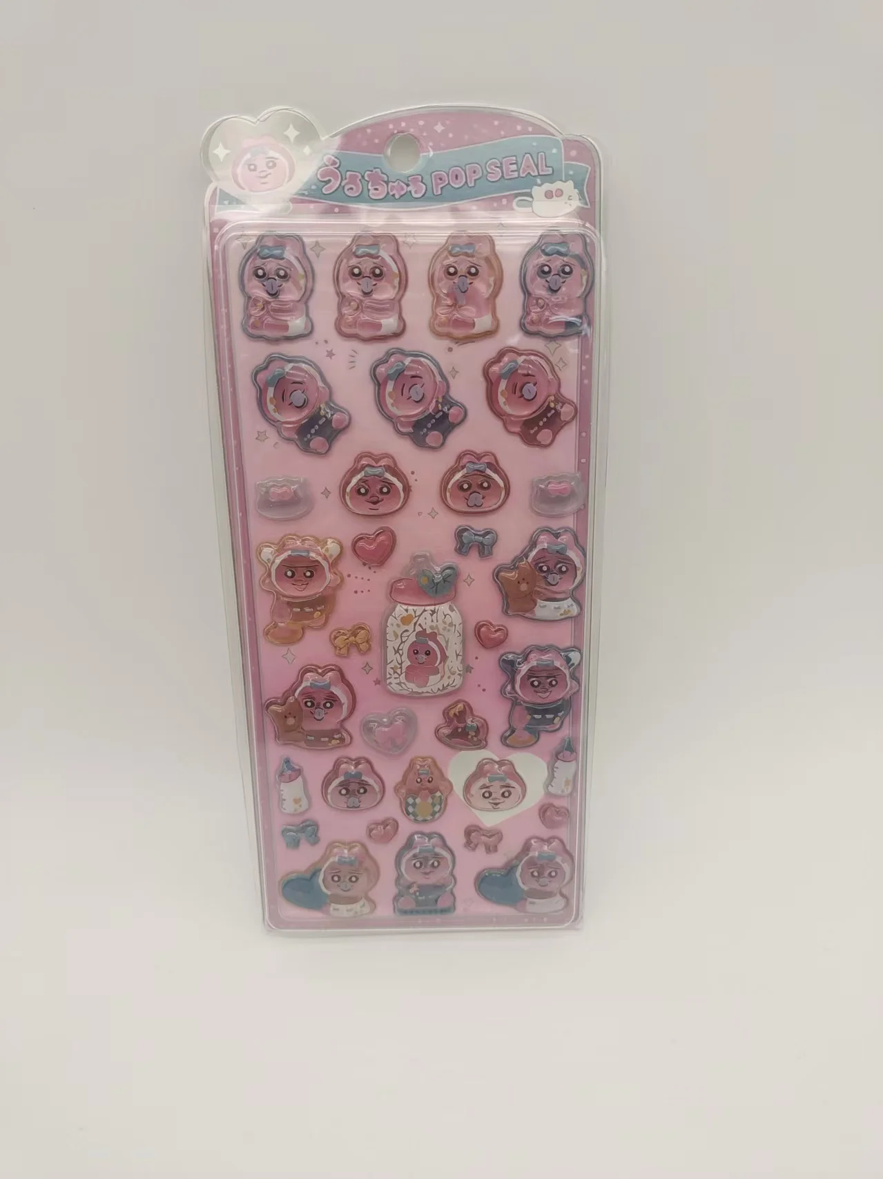 

2026 New 3D Japanese style opanchuusagi cartoon 3D crystal three-dimensional solid drip glue phone case DIY decoration sticker