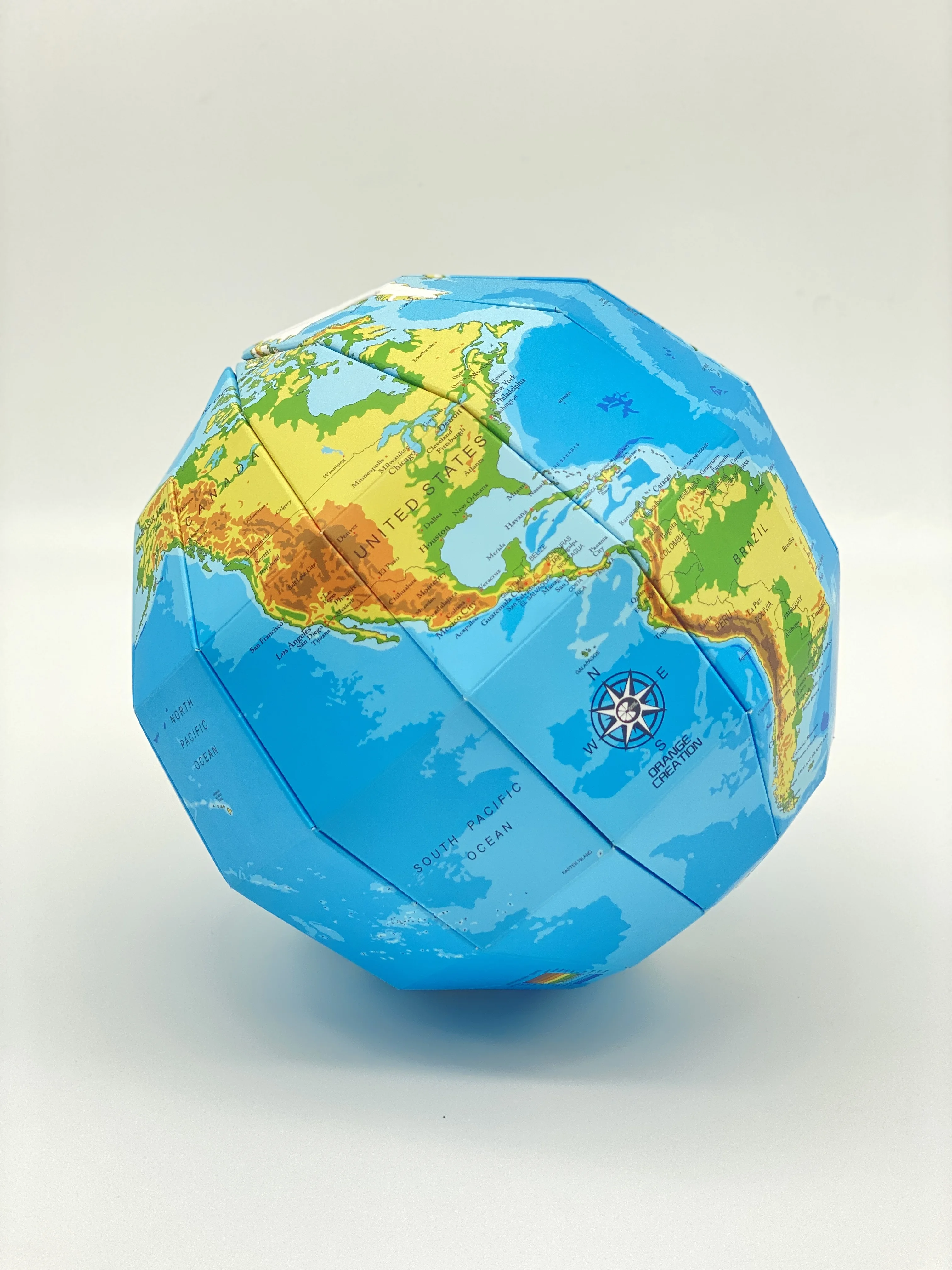 With Smart Interactive APP AR Educational Globe For Boys And Girls Ages 4-8, DIY Paper World STEM Toy Gifts