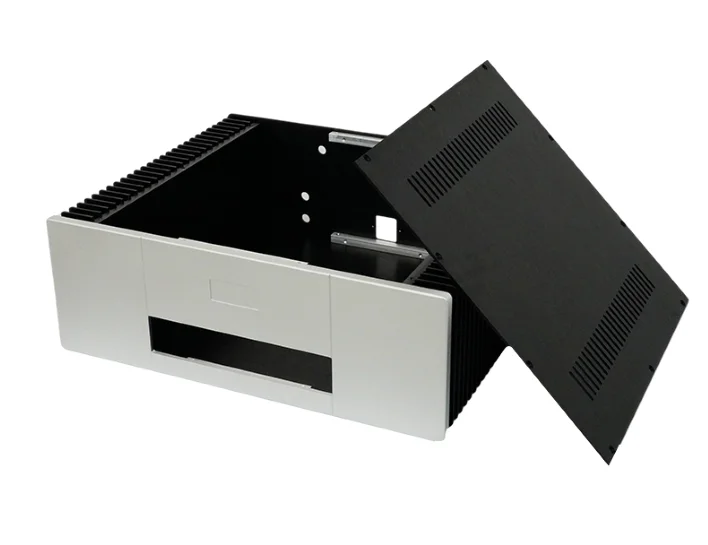 لوحة RZHiFi Goldmund جميع مضخم الطاقة من الألومنيوم مع مبدد حرارة على كلا الجانبين للصوت DIY 430X150 #2