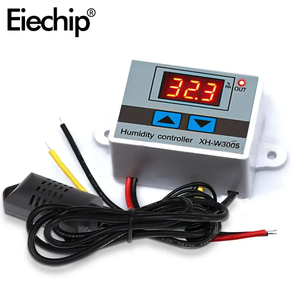 110V 220V 12V W3005 Digital Humidity Controller instrument Humidity control Switch hygrostat Hygrometer SHT20 Humidity sensor