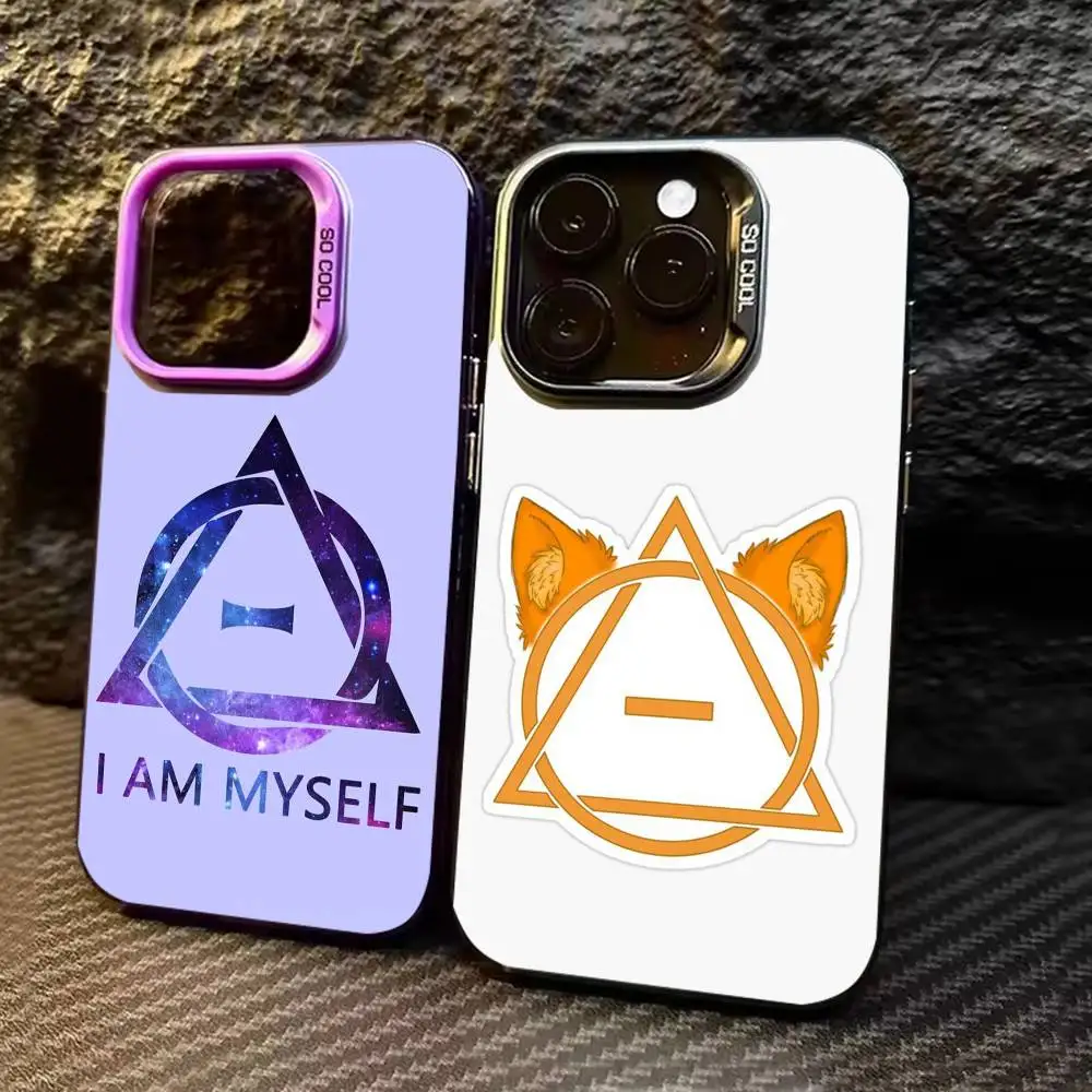 

New Therian Delta Symbol Phone Case Color Silver Shell For IPhone 17 16 15 14 13 12 11 Pro Max Plus
