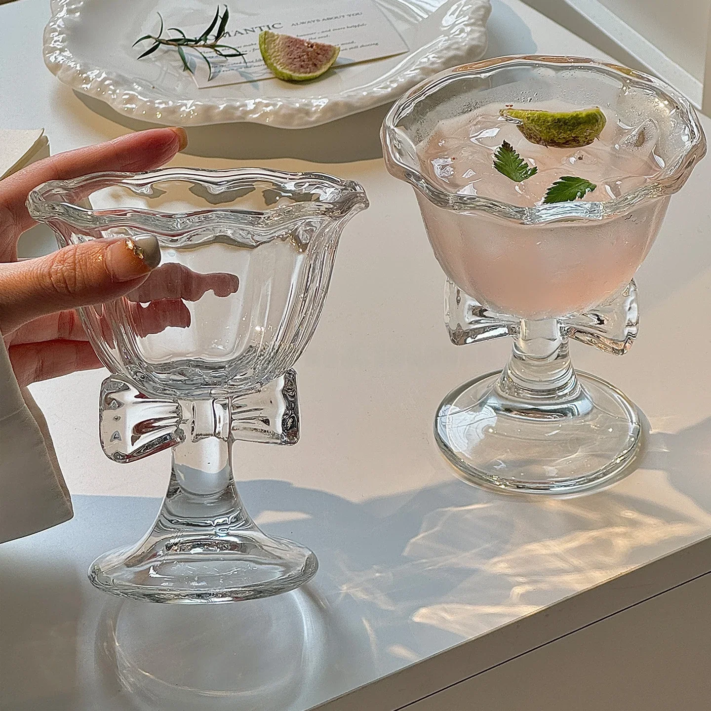 Elegant Knot Red Wine Glass Champagne Cup Drunkenness Glass High Footed Glass Cup for Coffee And Fruit Wine
